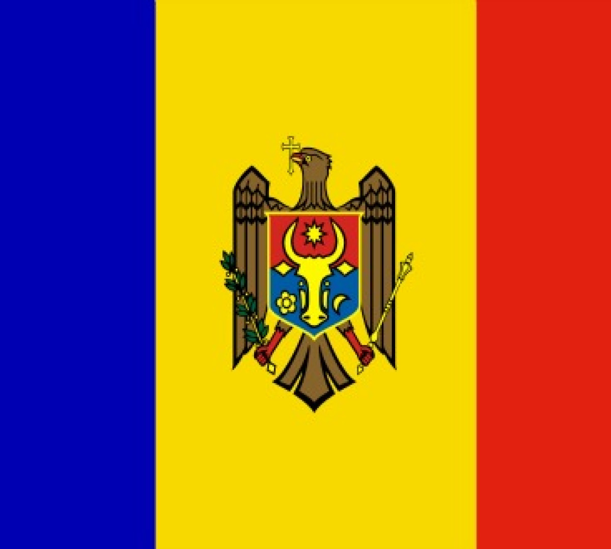 Flag of Moldova  
