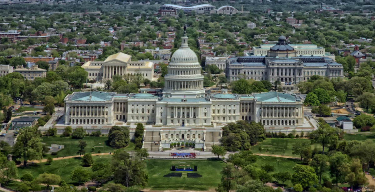 DC Capitol Aerial  