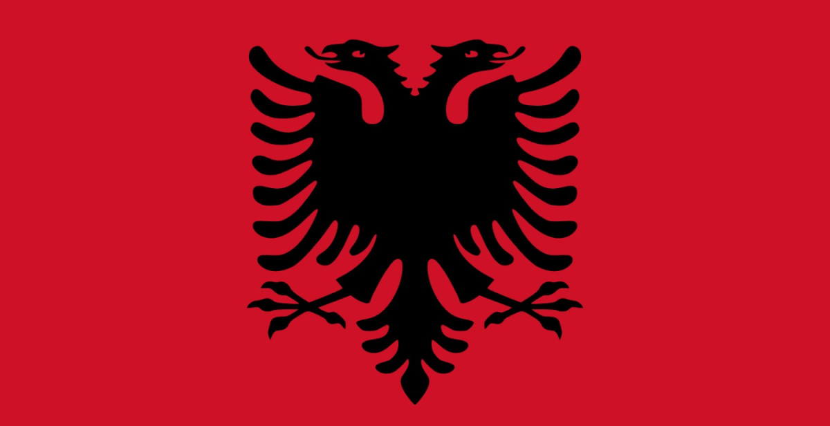 Flag of Albania  