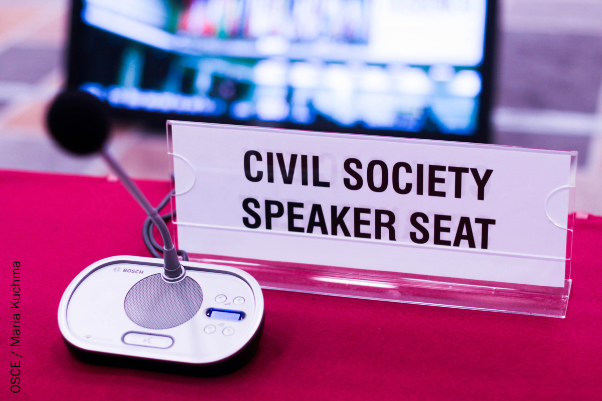 OSCE HDIM  Civil Society Seat Credit OSCE Maria Kuchma 