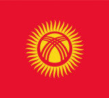 Flag of Kyrgystan  