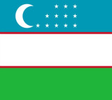 Flag of Uzbekistan 