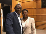 German MP Karamba Diaby and MEP Cecile Kyenge 