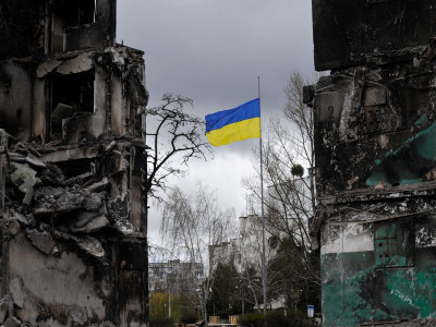 ukraine flag destruction borodianka  scaled e 