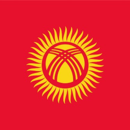 Flag of Kyrgystan  