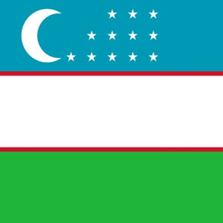Flag of Uzbekistan 