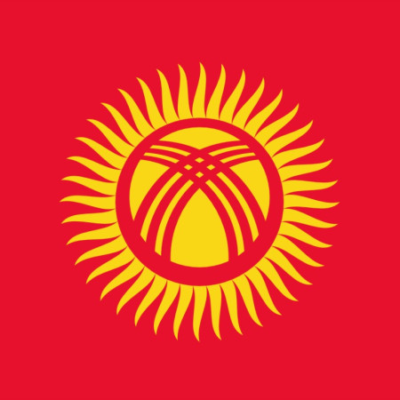 Flag of Kyrgyzstan  