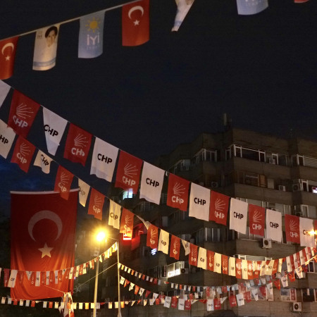 Turkish Elections Banners in ankara 