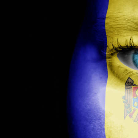 Moldova flag eye  