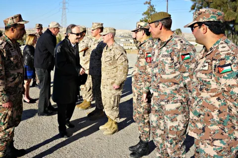 CODEL Meeting with Jordanian military 