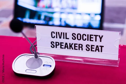 OSCE HDIM  Civil Society Seat Credit OSCE Maria Kuchma 