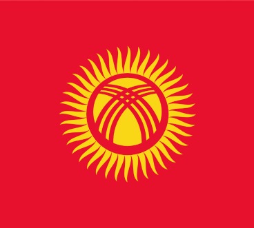 Flag of Kyrgystan 368x331