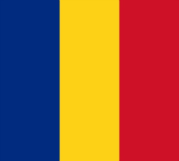 Flag of Romania 368x331