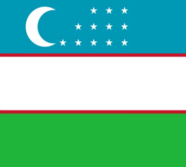 Flag of Uzbekistan 368x331