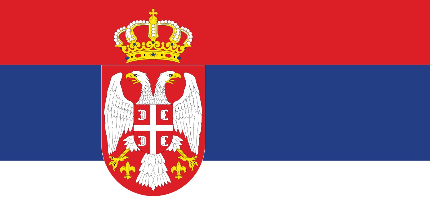 Serbian flag hero
