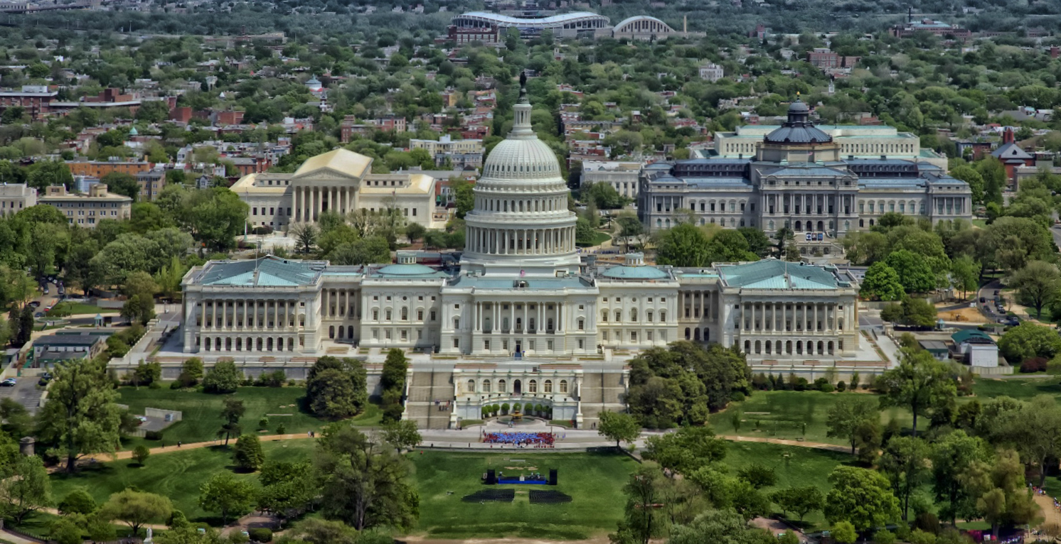 Aerial View - US Capitol