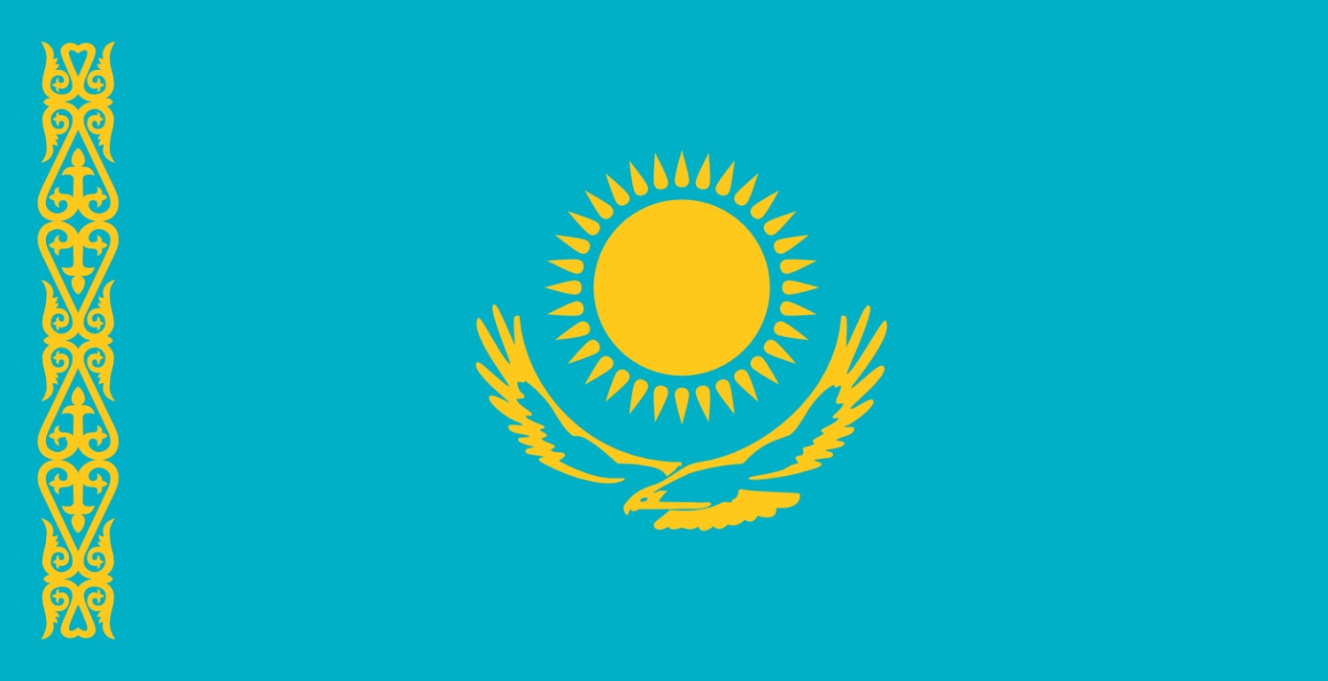 Flag of Kazakhstan 1500x770