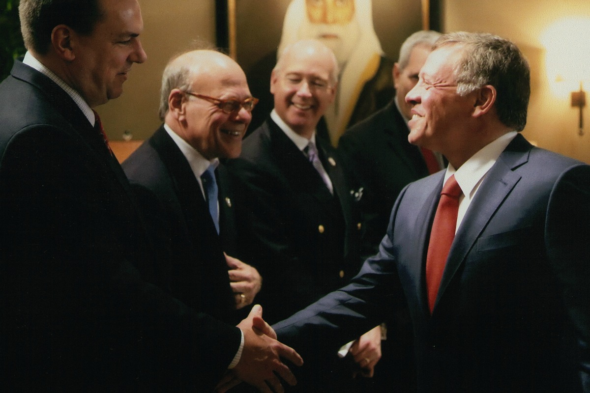Members of CODEL Wicker meet with King Abdullah II