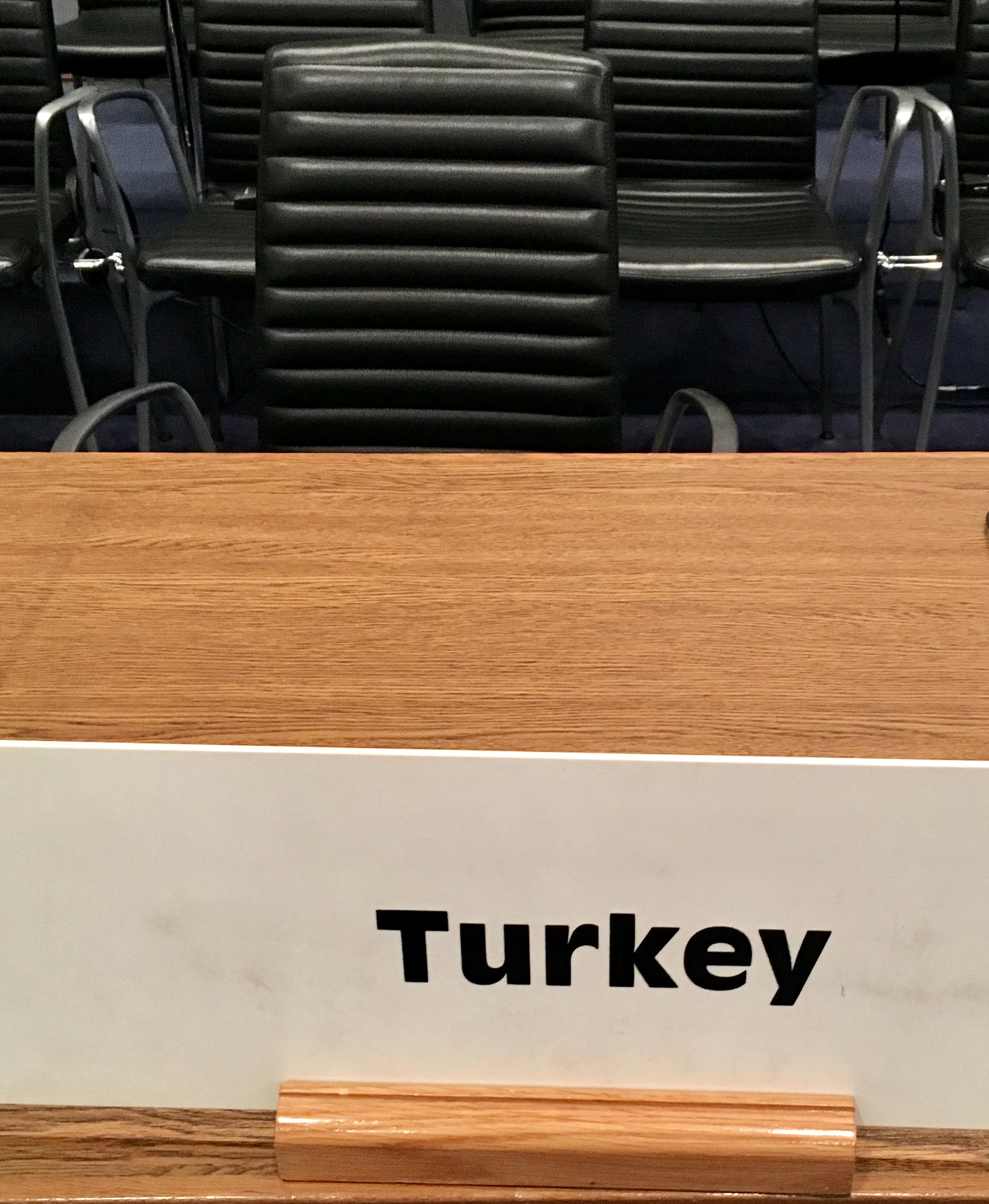 Empty Turkey Seat | OSCE | @017